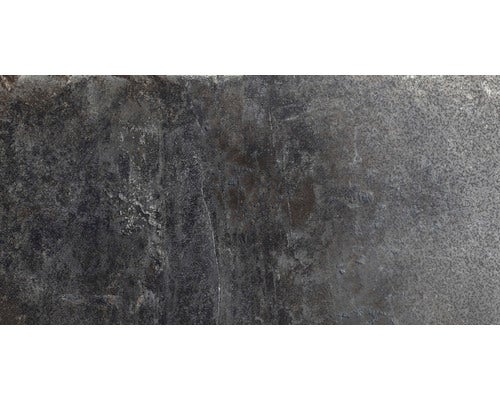 Wand- und Bodenfliese Schiefer dark 30x60 cm lappato