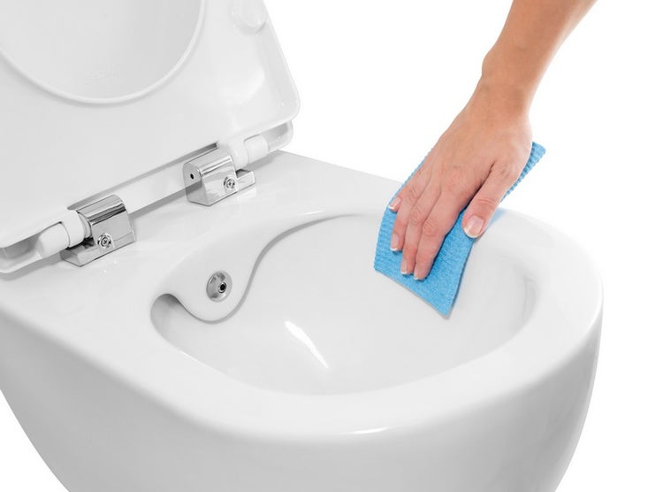 Aqua Bagno Taharet Hänge-Dusch-WC 10.32.10.02.KTV – Spülrandlos mit integrierter Armatur