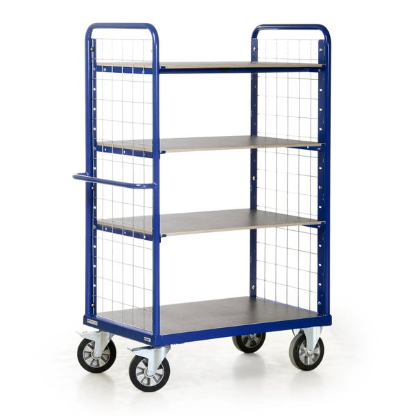 Etagenwagen mit drei Böden und Rollen