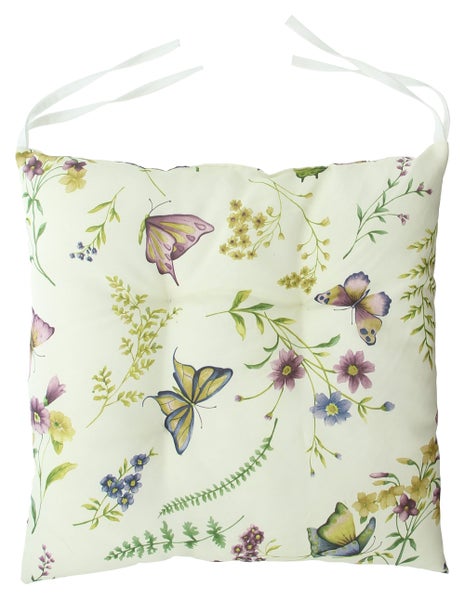 FRANK FLECHTWAREN | Stuhlkissen Sommerwiese, POLYESTER, 38 x 38 cm