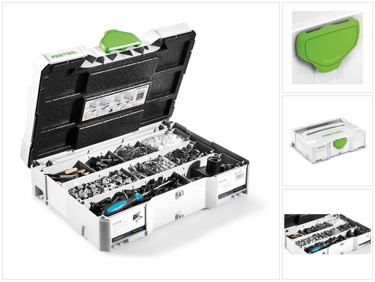 Festool Domino Verbinder Sortiment KV-SYS D8 im SYS 1 T-LOC SYSTAINER für Dübelfräsen ( 203170 )