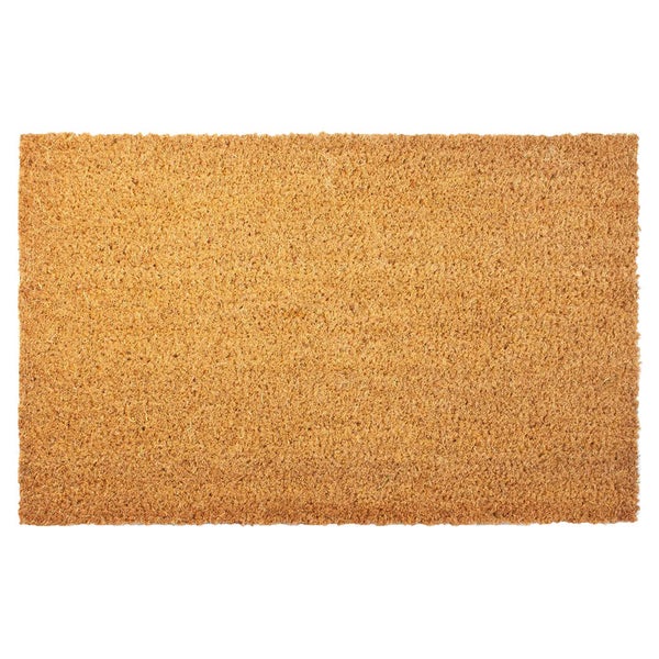FLOORDIREKT Fußmatte Kokos - Eingangsmatte aus Kokos - Fußabtreter - Natur - 24 mm - 50 x 80 cm