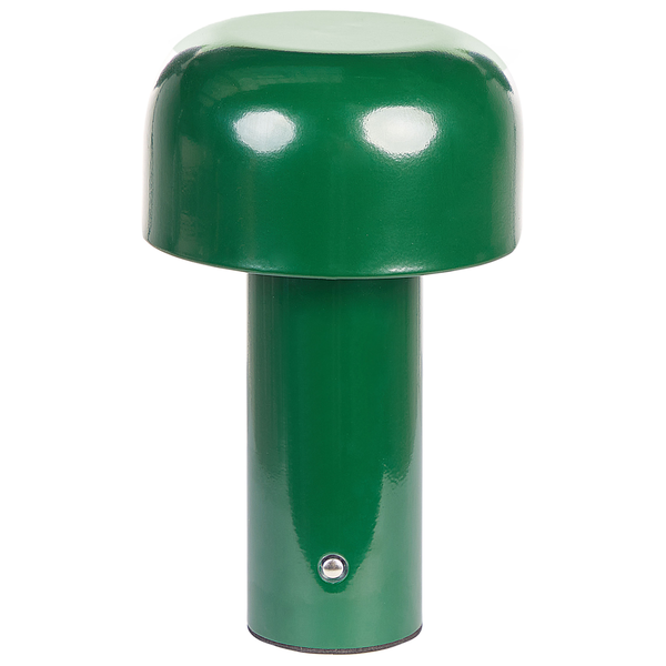 Kabellose LED Tischlampe BESOS mit Dimmer Metall Grün