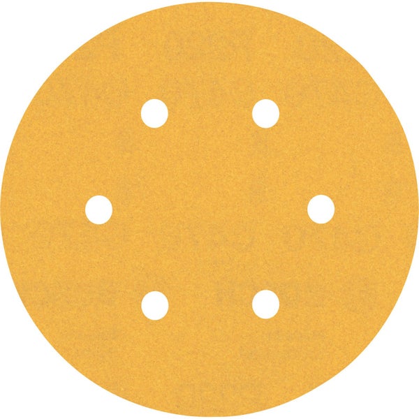 Bosch 50x Expert C470 Schleifpapier mit 6 Löchern für Exzenterschleifer 150 mm G 220 - 2608901123