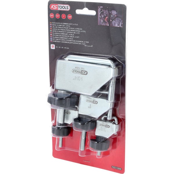 KS Tools Schlauchklemmen Satz, vierteilig, im Blister
