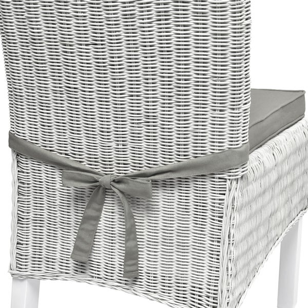 Beautissu Loft SK Stuhlkissen 45x40x5cm Grau (4tlg)