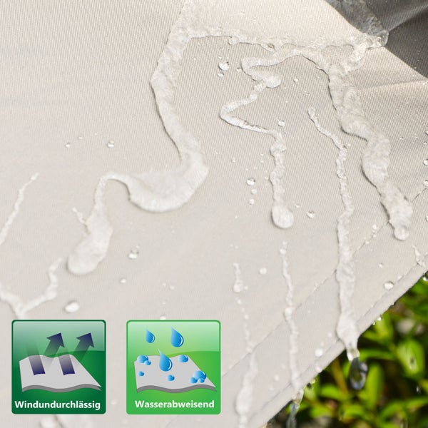 AMANKA 98% UV Schutz: Sonnensegel 5x7 Wasserdicht - Sonnensegel für die Terrasse Segeltuch Sonnenschutz Schattenspender Garten Sonnenschutz Sonnensegel Outdoor Sonnensegel Balkon Segel für Terrasse
