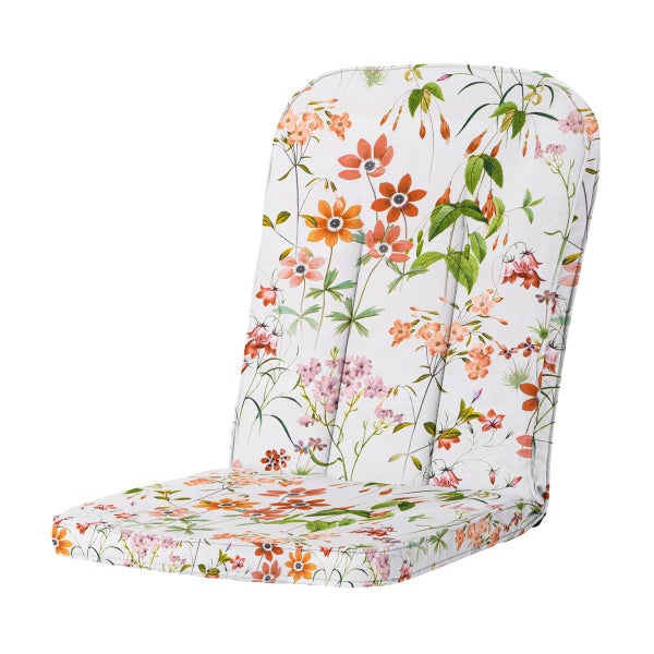 Hochlehnerauflage Carlo / Calvia Milly natur - ca. 100x48 cm - 4er-Set