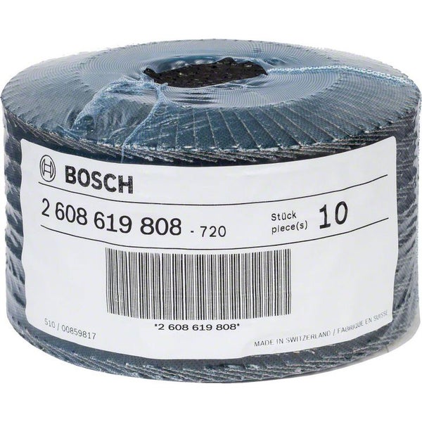 Bosch X-LOCK-Fächerschleifscheibe X551, Expert for Metal, K: 60, Scheibend.: 115 mm - 2608619808