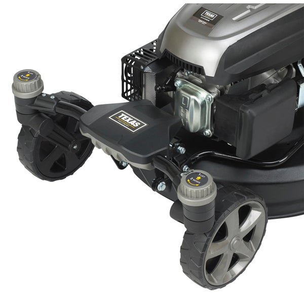Benzin Rasenmäher Texas ZT 5110TR/WE – 51 cm Schnittbreite, 196 cm³ Motor, Zero Turn mit E-Start, Radantrieb und Mulchfunktion