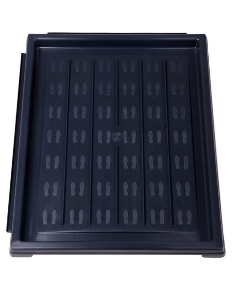 Ondis24 Schuhabtropfschale 39 x 31 cm steckbar schwarz