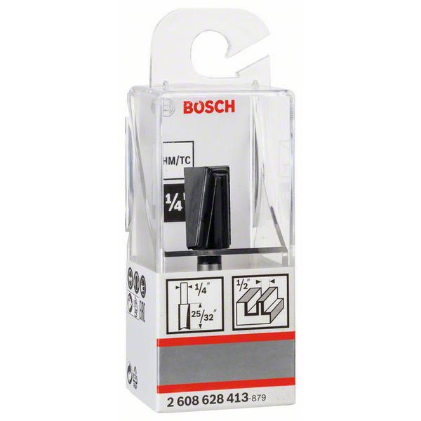 Bosch Nutfräser 1/4 Ø 12,7 mm L 19,6 mm G 51 mm - 2608628413
