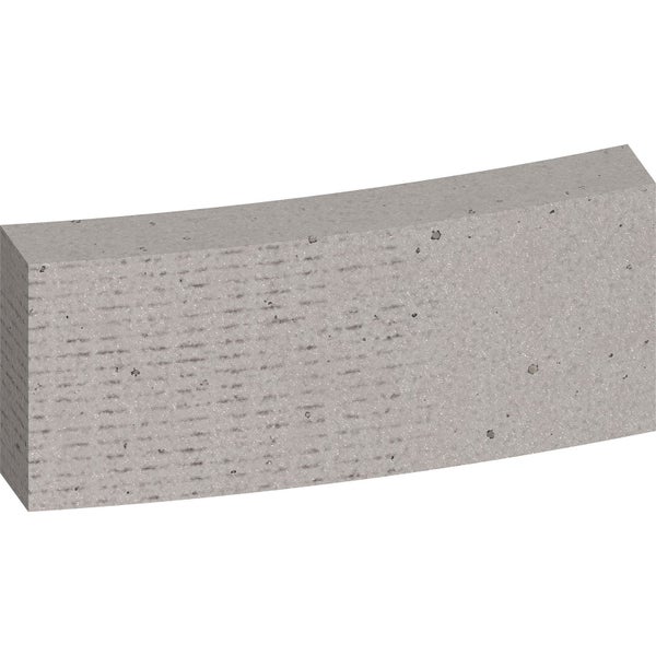 Gebogener Betonstein