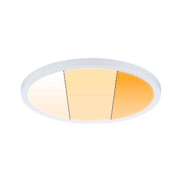 VariFit LED Einbaupanel Dim to Warm Areo IP44 rund 230mm 16W 1400lm 3 Step Dim to warm Weiß matt dimmbar