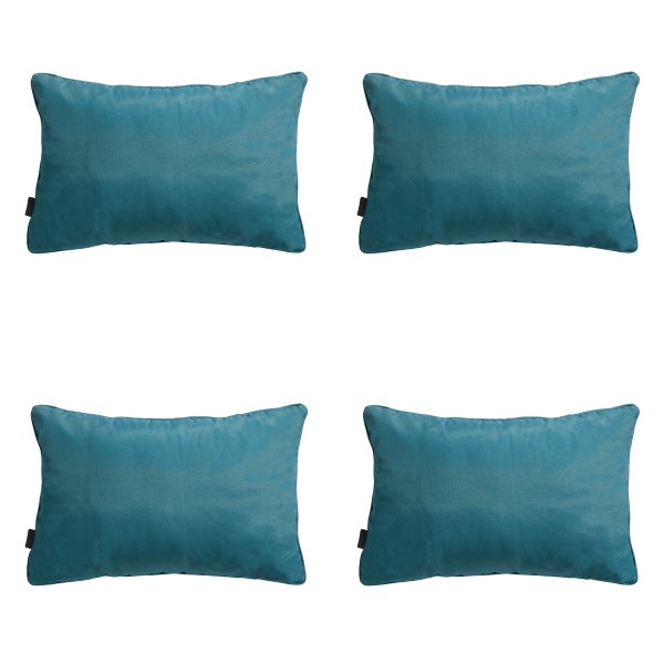 Dekokissen Panama seeblau - Ca. 40x60 cm - 4er-Set