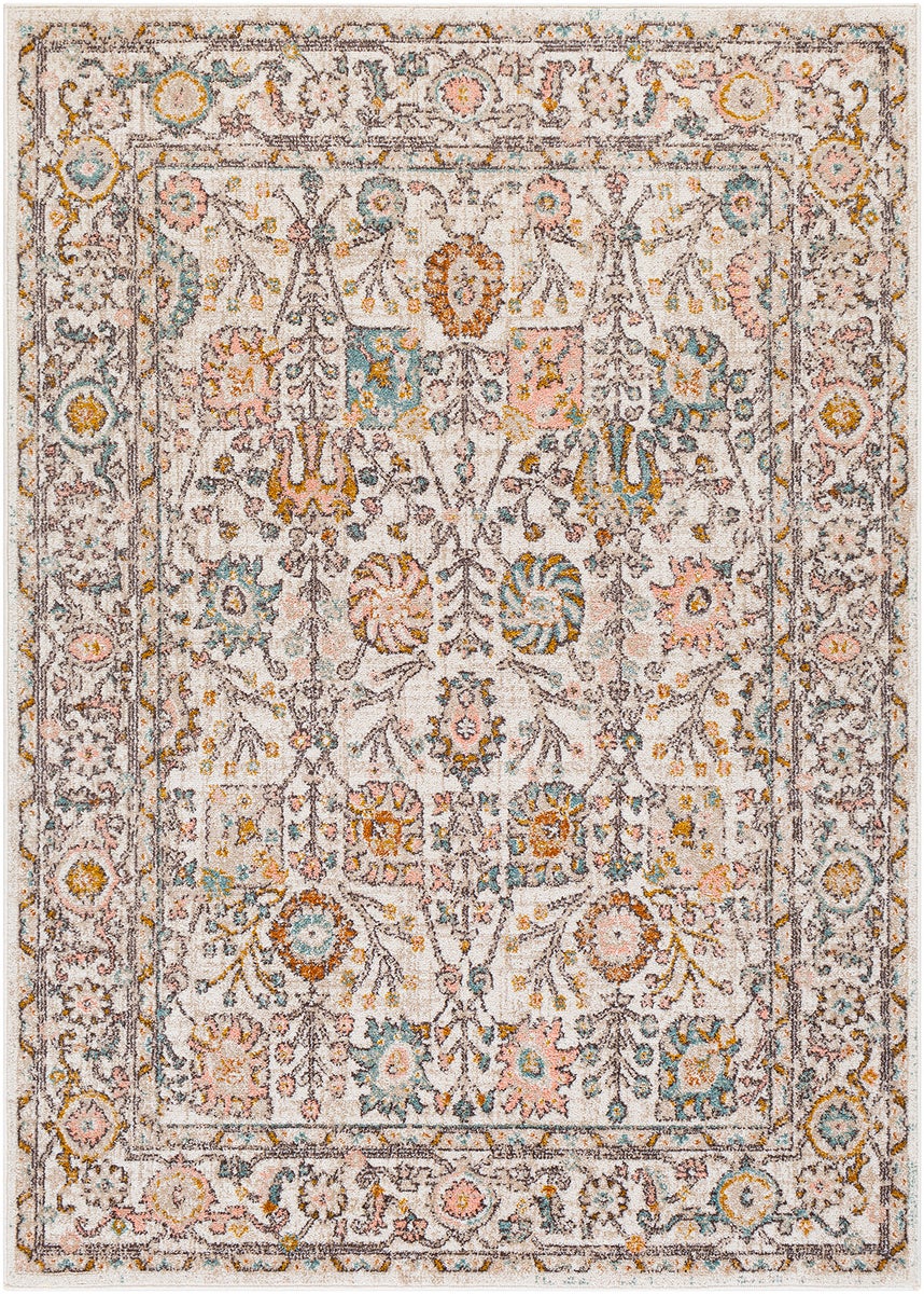 Vintage Orientalischer Teppich - Rosa/Weiß - 160x213cm - AMIRA