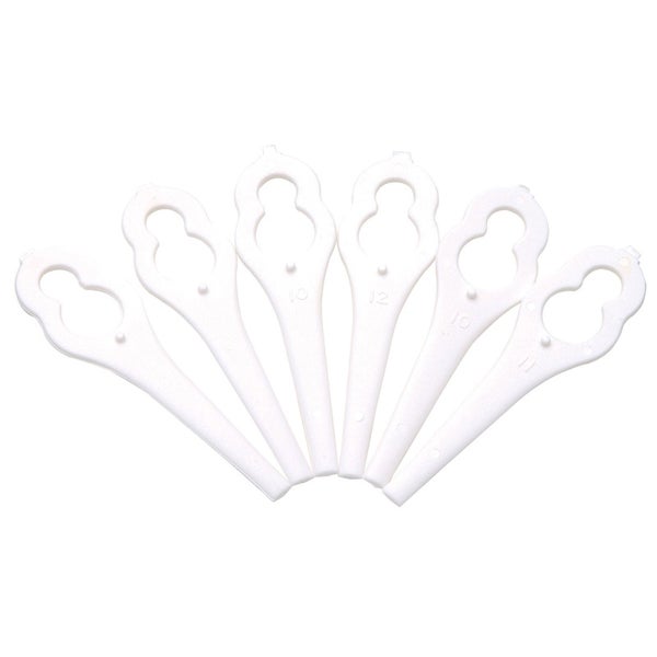 Blühender Lein im Garten.