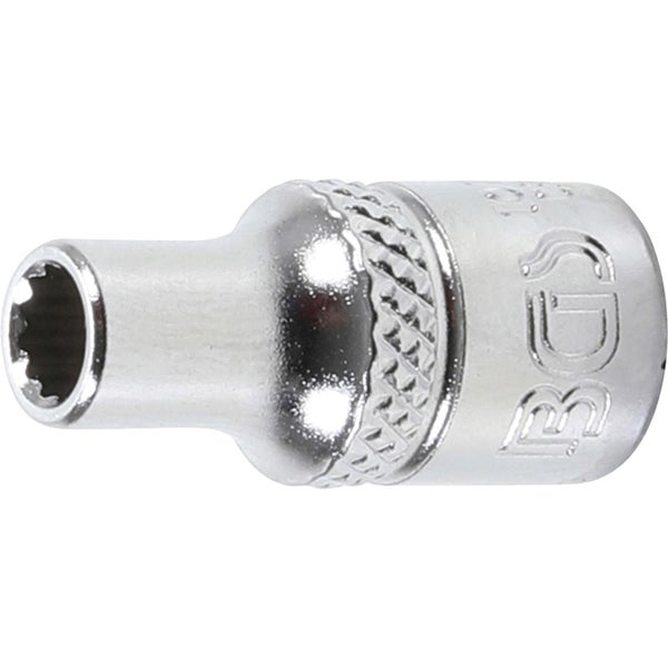 BGS Steckschlüssel-Einsatz Zwölfkant Antrieb Innenvierkant 6,3 mm (1/4) SW 4,5 mm - 10773