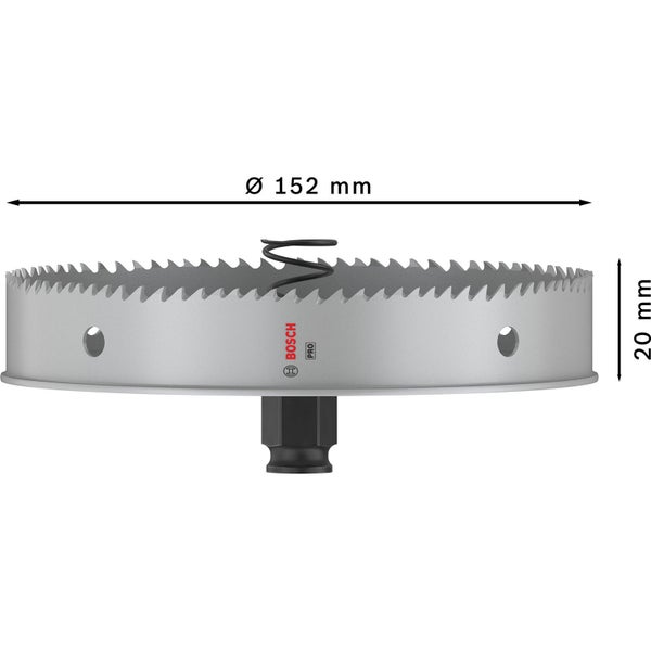Bosch PRO Sheet Metal PC Plus Lochsäge 152 mm - 2608594472