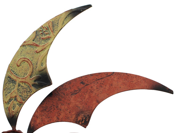 FRANK FLECHTWAREN | Windrad Schimmer, METALL, Ø 39 cm, GH 119 cm