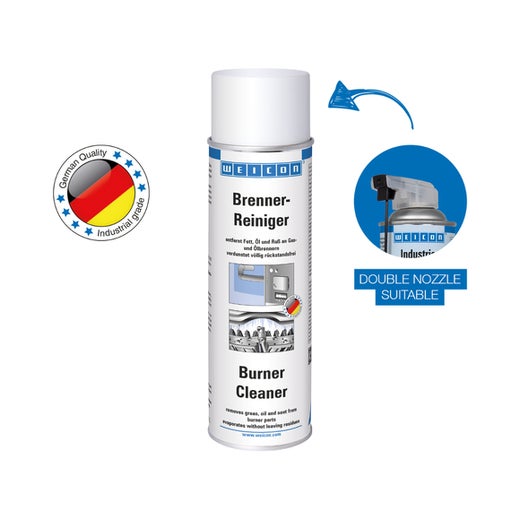 WEICON Brennerreiniger|zum Reinigen von Brennerteilen|500 ml|transparent