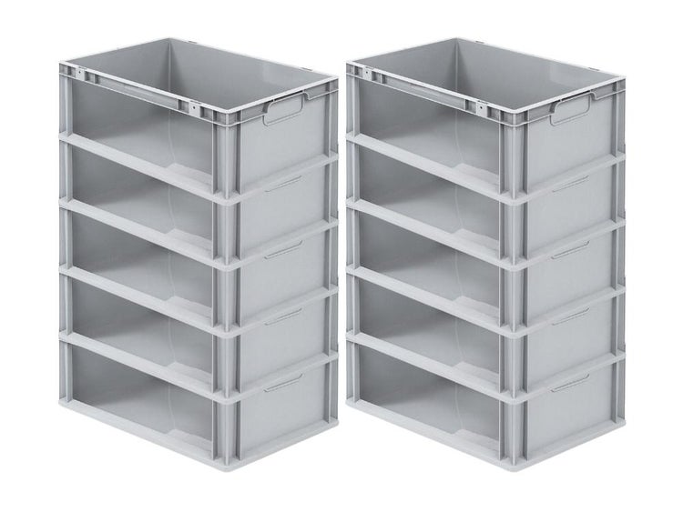 PROREGAL Eurobox NextGen Store HxBxT 22 x 40 x 60 cm 44 Liter Seite Offen Eurobehälter Transportbox