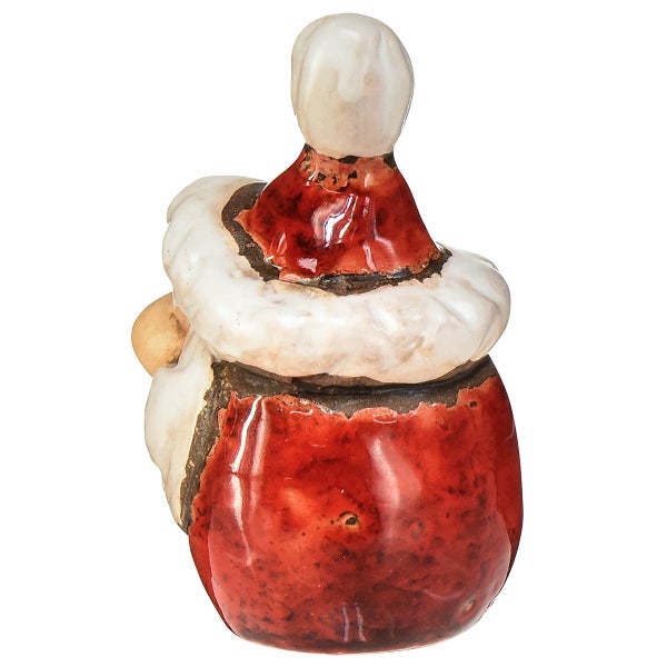 Santa Claus Figur aus Keramik