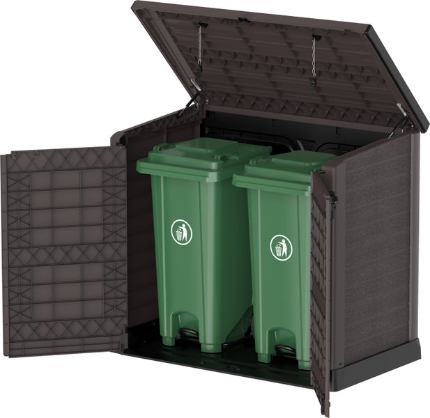 StoreAway Mülltonnenbox Gartenhaus 1200 L