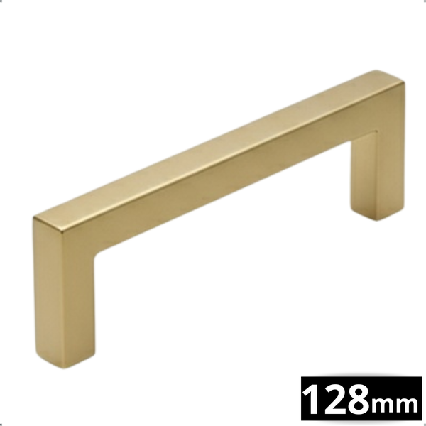 Griffleiste aus Metall, 128 Millimeter