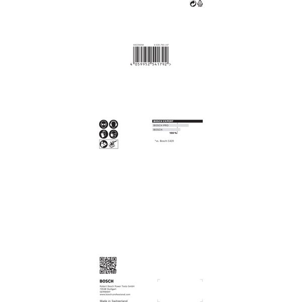 Bosch 10x Expert C470 Schleifpapier ohne Löcher für Schwingschleifer 93 x 230 mm G 60 - 2608900841