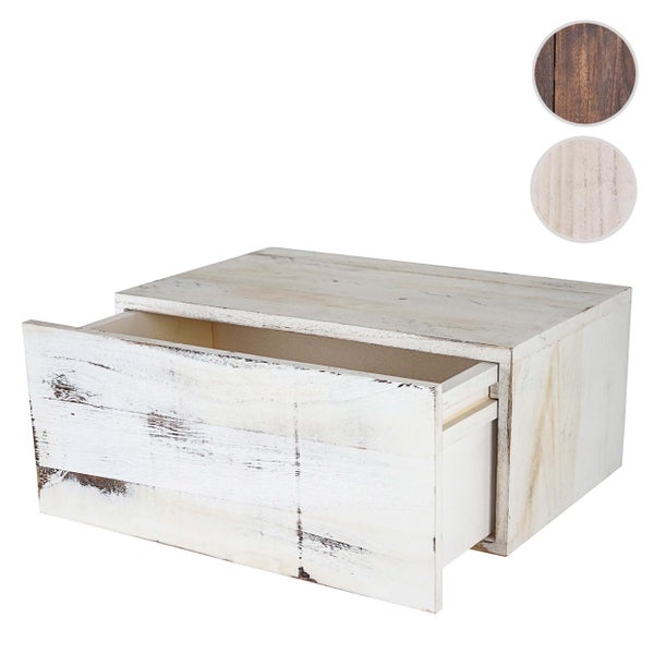 Holzkiste mit Schublade