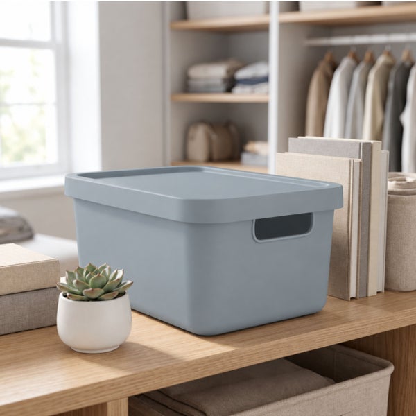 Plastard Aufbewahrungsbox mit Deckel 4er-Set 31 Liter in