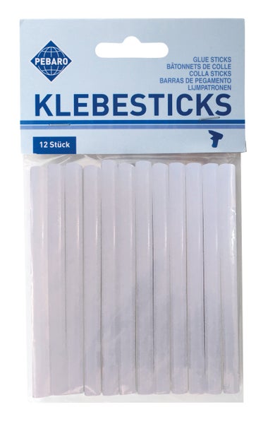 Pebaro Klebesticks für Heißklebepistole, 12 Stück in einer Packung