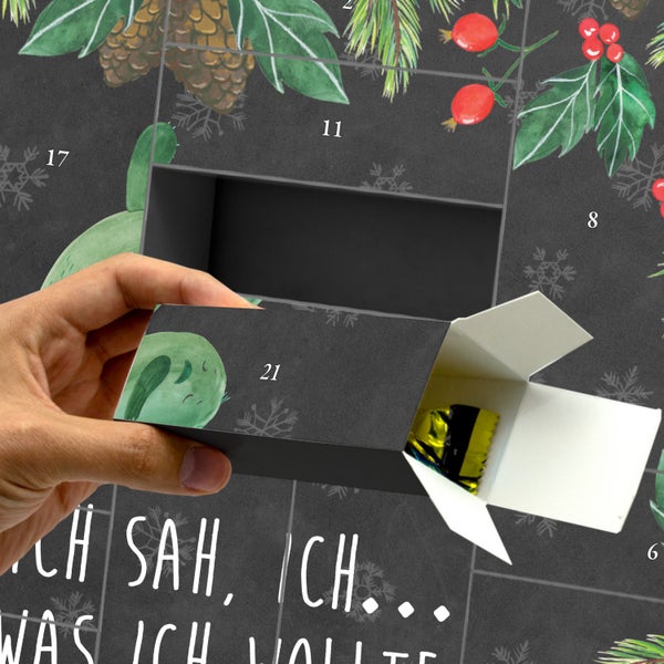 Mr. & Mrs. Panda Befüllbarer Adventskalender Kaktus Mama - Schwarz