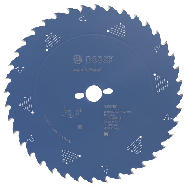 Bosch Kreissägeblatt Expert for Wood für Handkreissägen 330 x 30 x 3,5 mm 40 - 2608644071