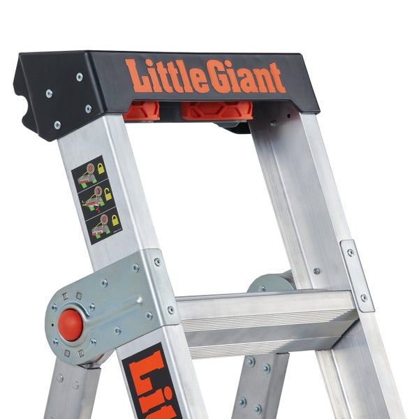 Detailansicht einer Little Giant Leiter
