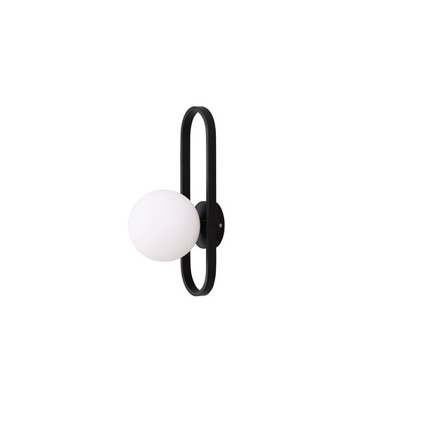 Alpes Beleuchtung Wandlampe 15x19x40cm schwarz. 19 X 15 X 40 cm