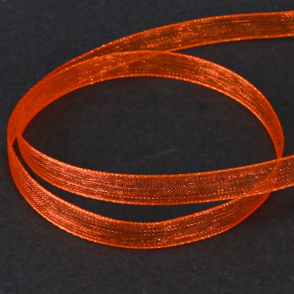 Orangefarbenes Dekoband