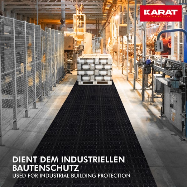 Karat Commercial Bodenbelag mit Noppenstruktur für gute Haftung und Rutschfestigkeit