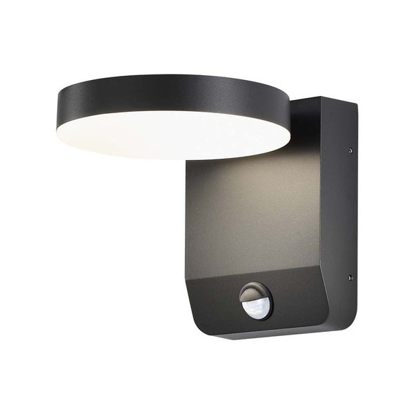 Drehbare LED-Wandleuchten mit Sensor - IP65 - Schwarz -17W - 2520 Lumen - 4000K