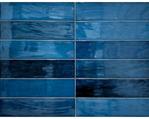 Wandfliese Zellige Blue 7x28cm