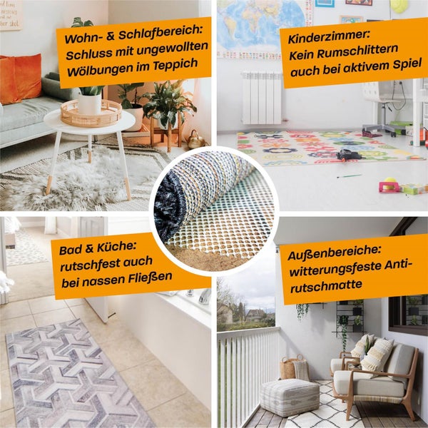Hinrichs Teppichunterlage 40x60cm inklusive Filzklebebunkte