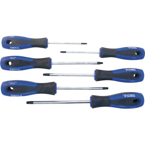 Triuso Schraubendrehersatz TX 6-tlg. T10-T30, Hobbyline - 1 Set