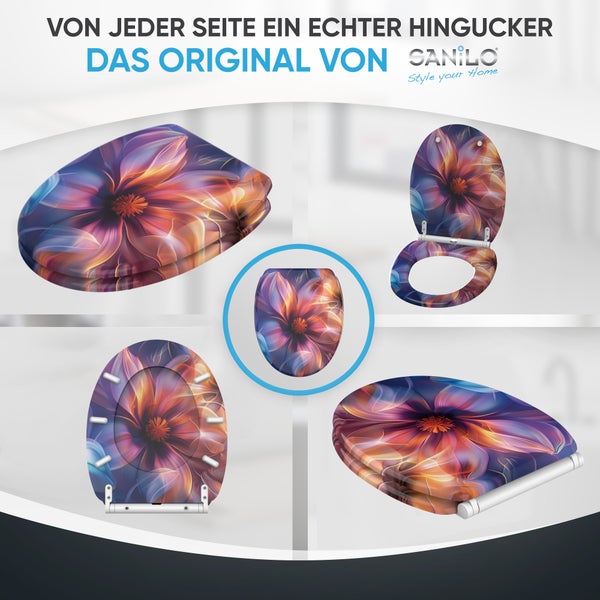 Sanilo Toilettendeckel mit Blumenmuster