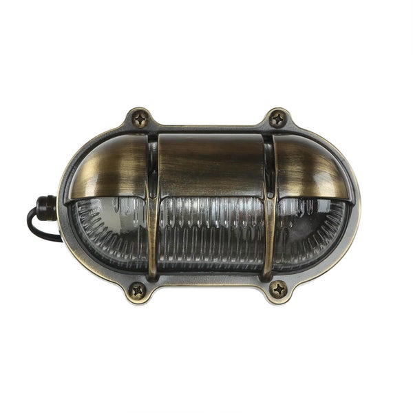 Ovale Wandleuchte im Vintage-Stil für den Innen- und Außenbereich