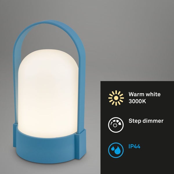LED Tischlampe Akku LED Tischleuchte Dimmbar Kabellos Touch Terrasse Warmweiß