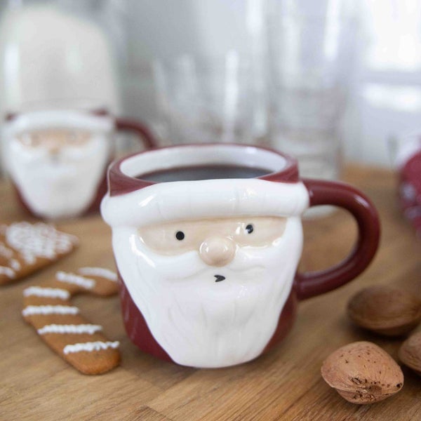 Weihnachtsmann Keramik Weihnachtstasse - Pluto Design