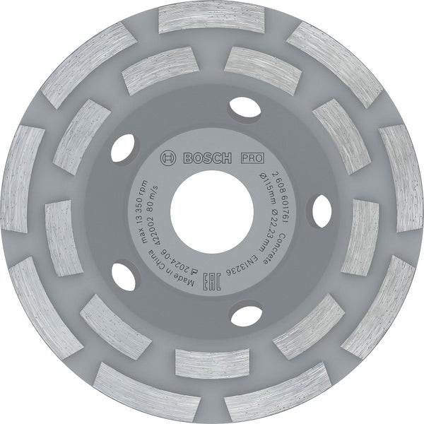 Bosch PRO Concrete Schleifkopf 50 x 115 mm 22,23 mm - 2608601761