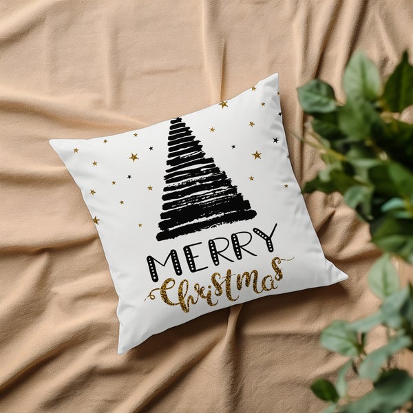Kuschelkissen, Kissenhülle, Kissenbezug Weihnachten Weihnachtsbaum PI11252_40x40cm
