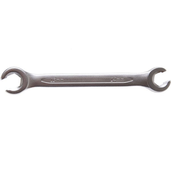 Doppelmaulschlüssel mit den Größen 13 mm und 14 mm